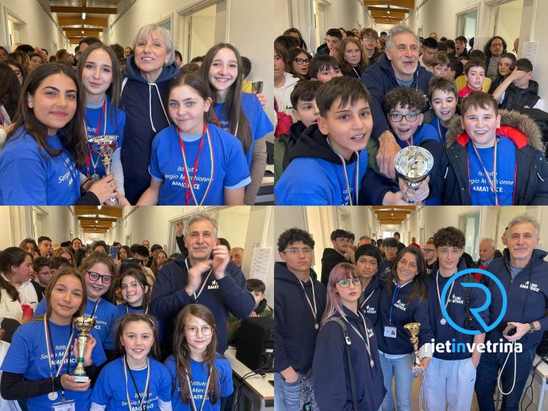 Ottima prestazione dell’Istituto Omnicomprensivo “Marchionne” di Amatrice al Torneo Provinciale di Scacchi – LE FOTO