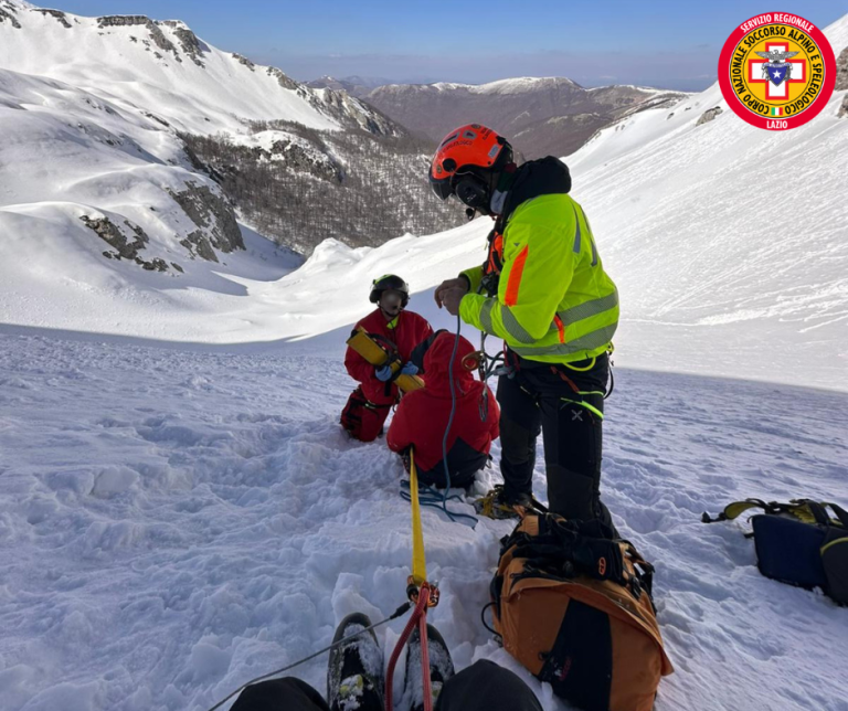 Terminillo, incidente sulla via Chiaretti-Pietrostefani: due alpinisti soccorsi dal CNSAS