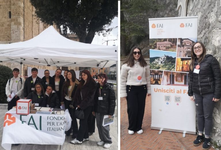 Gli studenti del Savoia di Rieti con il FAI nei luoghi storici della nostra città. La bella esperienza di essere cicerone per un giorno