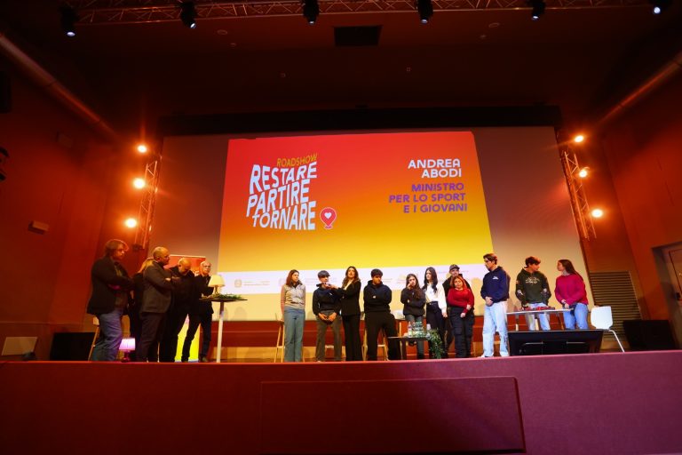 Ad Amatrice il ministro Abodi per Ripartiamo Insieme: “Qui subito un polo mediatico e sportivo tra CONI e testate giornalistiche locali”