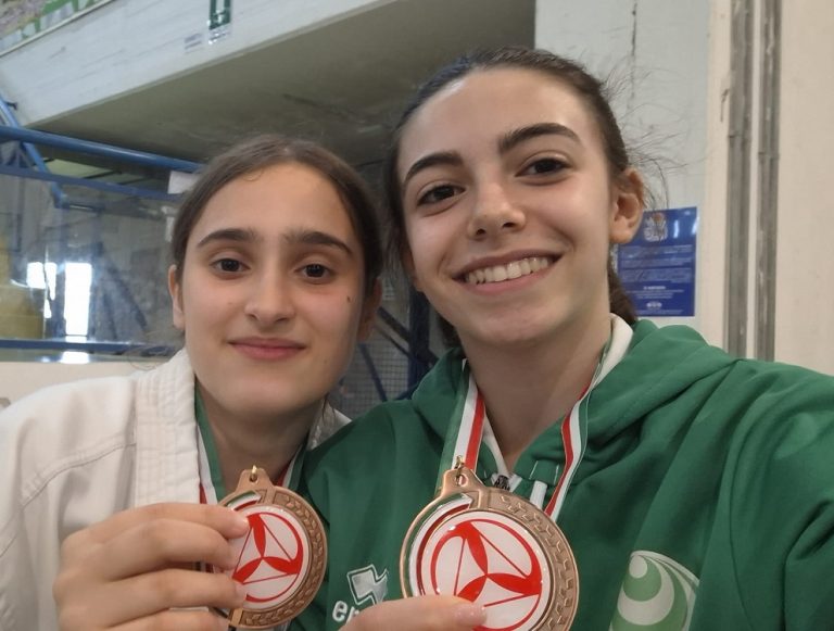 Karate, le atlete reatine Alice Accili e Francesca Lenti conquistano due bronzi
