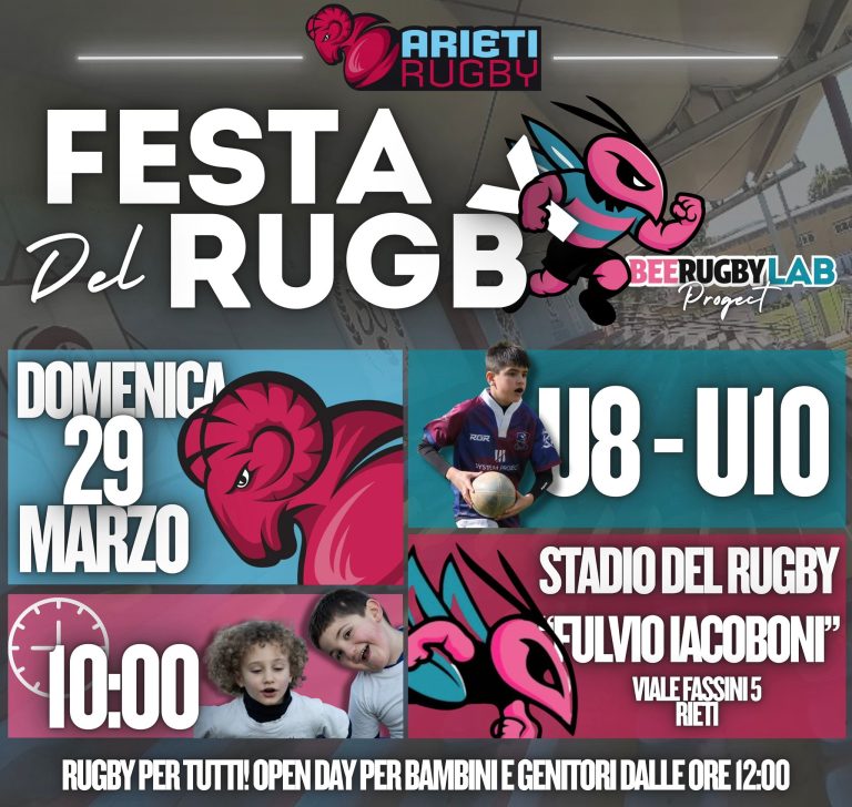 Al Fulvio Iacoboni la Festa del Rugby