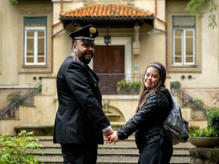 Il comandante Francesco D’Ottavio e sua figlia testimonial dell’Arma Carabinieri nazionale per la Festa del Papà 2026
