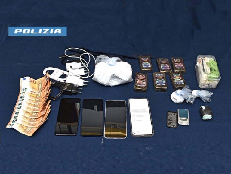 Arrestato agente della Polizia Penitenziaria di Rieti trovato con droga. Arrestata anche una donna