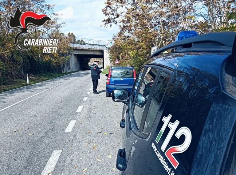 Borgorose, insulta i Carabinieri arrivati per prestargli soccorso dopo incidente stradale: arrestato 30enne
