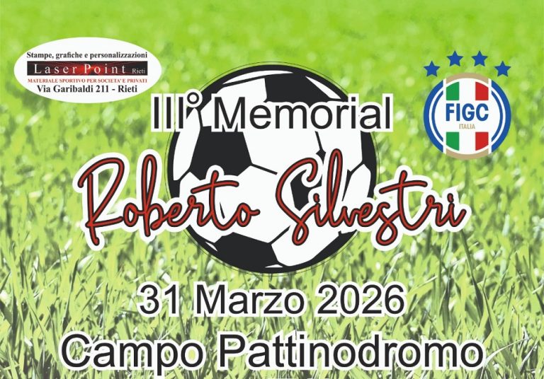 Il 31 marzo al Pattinodromo di Rieti il 3° Memorial Roberto Silvestri