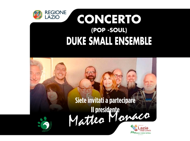 Sabato 21 marzo la Riserva Monti Navegna e Cervia organizza visita guidata e concerto della Duke Small Ensemble Rieti
