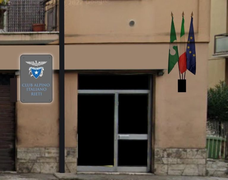 Il CAI Rieti inaugura la sua nuova sede di via Liberato di Benedetto