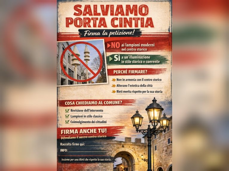 Attiva petizione online per rimuovere i nuovi lampioni di via Cintia