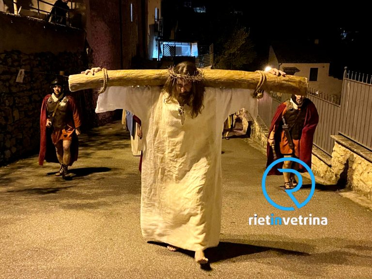 ►VIDEO – A Contigliano la Processione del Cristo Morto