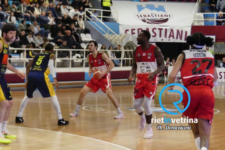 Sconfitta casalinga per la Sebastiani Rieti contro Scafati