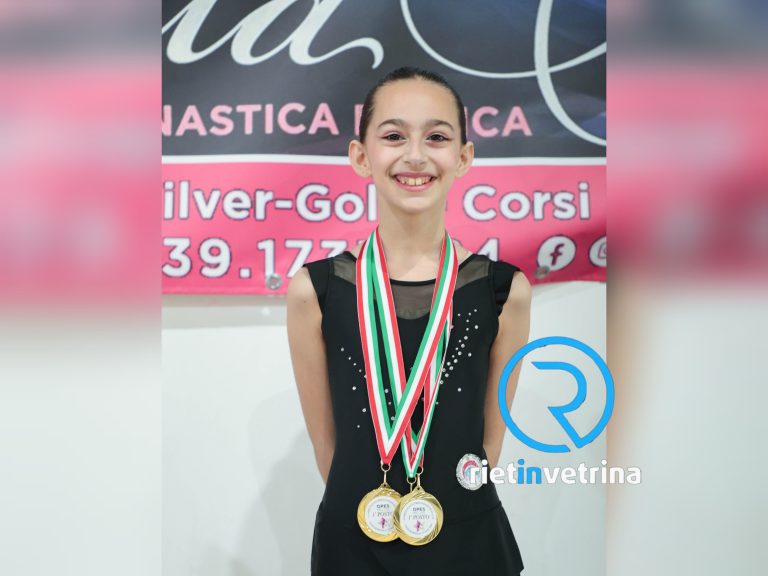 La giovane reatina Anastasia Cesarini vince due ori al Campionato Opes di Zagarolo