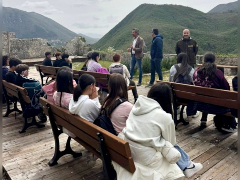I giovani di Frosinone in visita alla Riserva Naturale Monti Navegna e Cervia