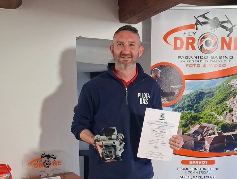A TU PER TU – Il 16 aprile sarà ospite Emanuele Zegarelli Fly Drone Paganico Sabino