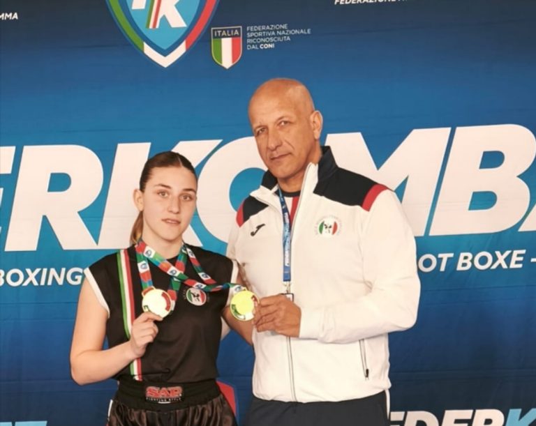 Doppio oro per l’atleta reatina Valeria D’Angeli al Criterium di Kickboxing