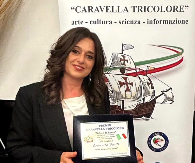 Ad Emanuela Perilli il Premio “Caravella Tricolore”