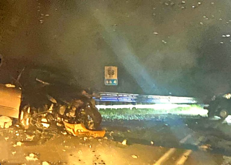 Grave incidente sulla Salaria per Roma al km68