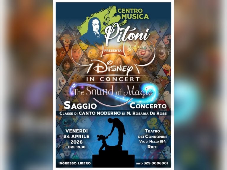 La magia Disney in scena a Rieti con “The Sound of Magic”