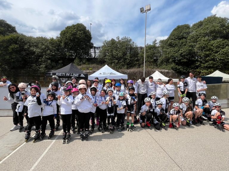 La Rieti in Line vola: 21 medaglie e 2° posto ai Regionali