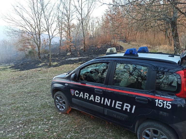 Diede fuoco ad un bosco di Cantalice nel 2023: eseguito ordine di carcerazione per un 58enne