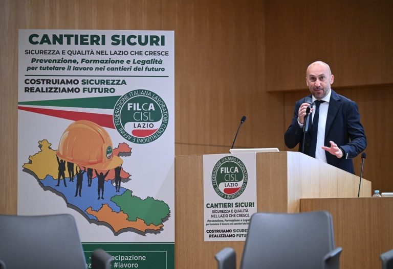 Sicurezza sul lavoro, le 10 proposte della FILCA CISL Lazio