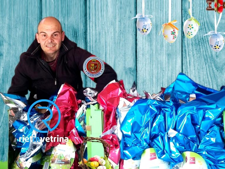 La Pasqua solidale del CONITA OdV Rieti: donate uova e colombe ai bambini