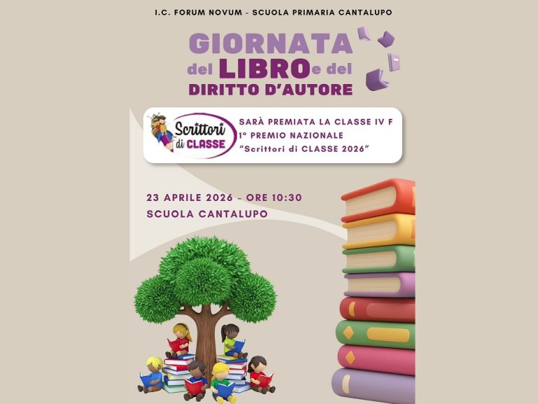 Giornata del libro e premiazione del concorso “Scrittori di classe” – I.C. Forum Novum di Torri in Sabina