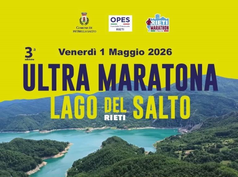 Il 1° maggio torna l’Ultra Maratona Lago del Salto. Appuntamento a Borgo San Pietro – INFO ED ISCRIZIONI