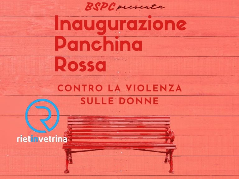 Borgo San Pietro inaugura la sua Panchina Rossa contro la violenza sulle donne