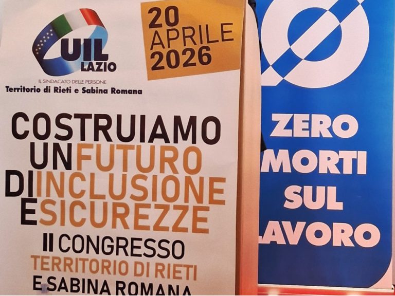 Secondo congresso UIL Rieti e Sabina Romana