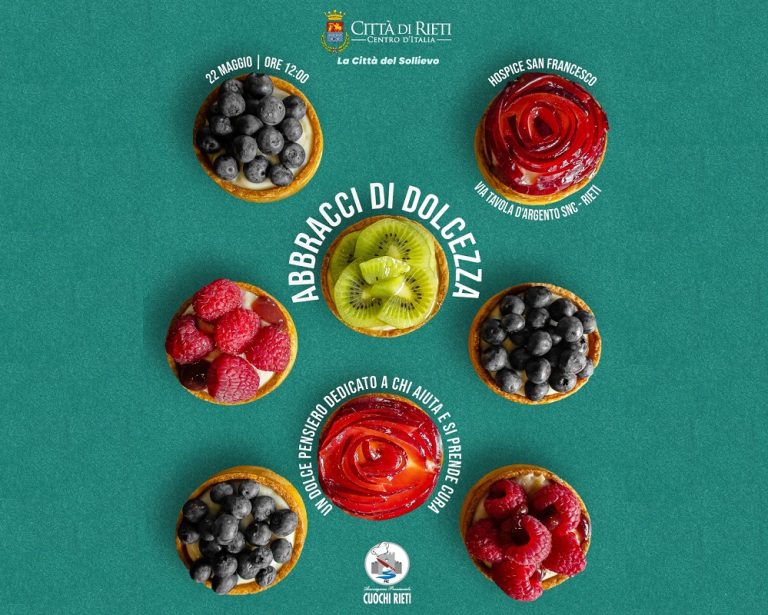 “Abbracci di dolcezze” all’Hospice San Francesco per il mese del Sollievo