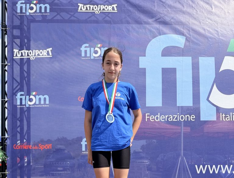 Pentathlon Moderno, la reatina Nora Pecci conquista l’argento ai Campionati Italiani U13 di Catania