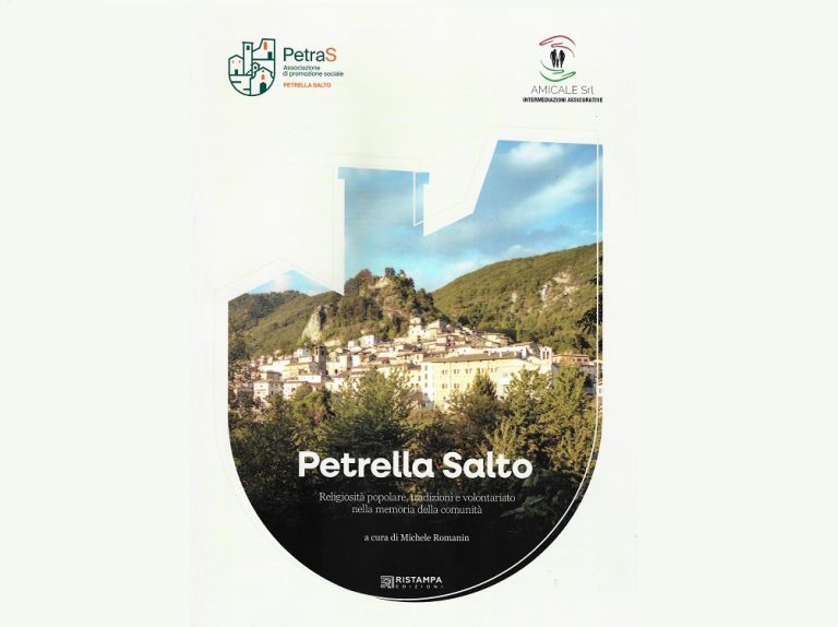 Petrella Salto: cultura, memoria e territorio nella presentazione del 30 maggio del volume dedicato alla comunità