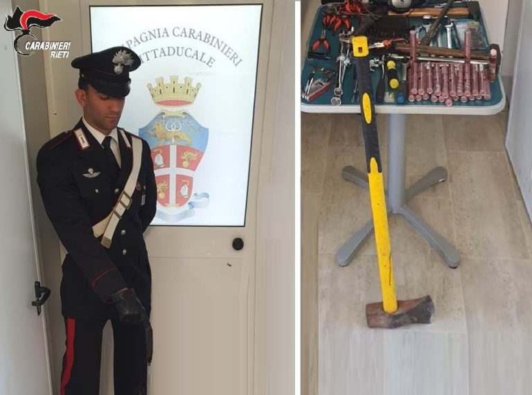 Al Terminillo Center fermati due georgiani senza fissa dimora con oggetti atti allo scasso e responsabili di ricettazione