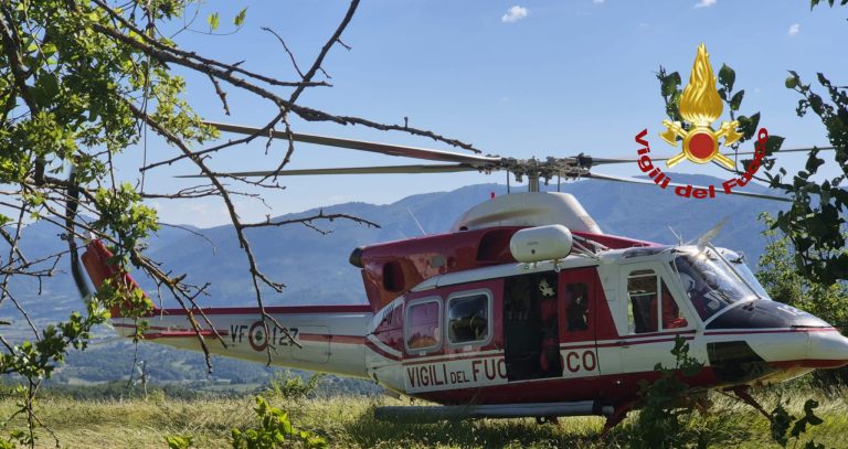 Leonessa, escursionista disperso soccorso dai Vigili del Fuoco