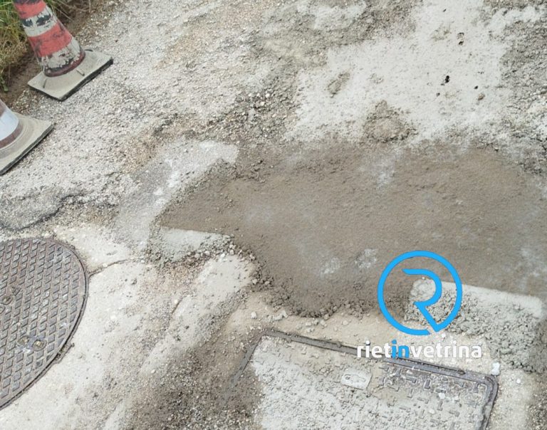 Dopo la pubblicazione su Rietinvetrina chiusa la pericolosa apertura che insisteva in via San Giuseppe da Leonessa