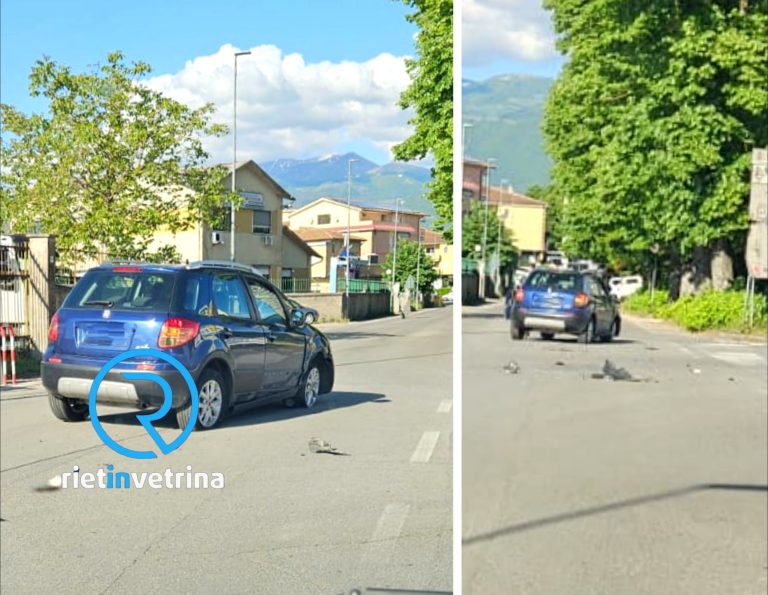 Incidente stradale in via Fratelli Sebastiani incrocio via Tancia