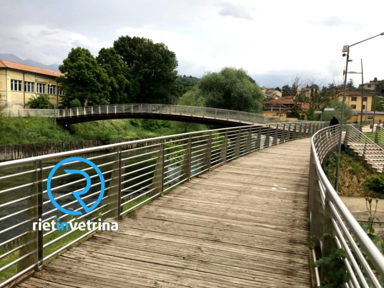 Valorizzazione del Velino, mercoledì 13 maggio iniziano i lavori. Si parte dalla passerella pedonale “Pietrolucci”