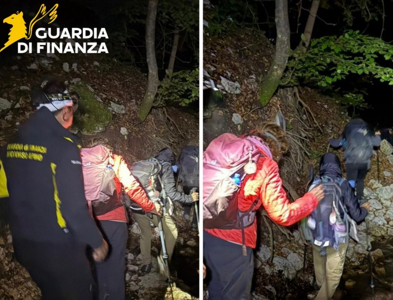 LE FOTO delle quattro donne salvate in montagna tra Leonessa e Poggio Bustone