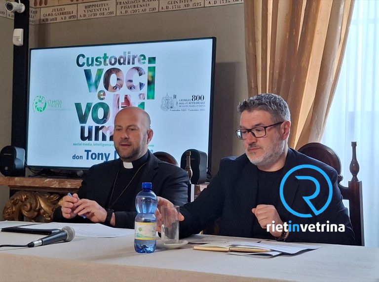 Il vescovo Piccinonna e don Drazza hanno incontrato la stampa reatina nella 60ª Giornata Mondiale delle Comunicazioni Sociali – LA LETTERA DI PAPA LEONE