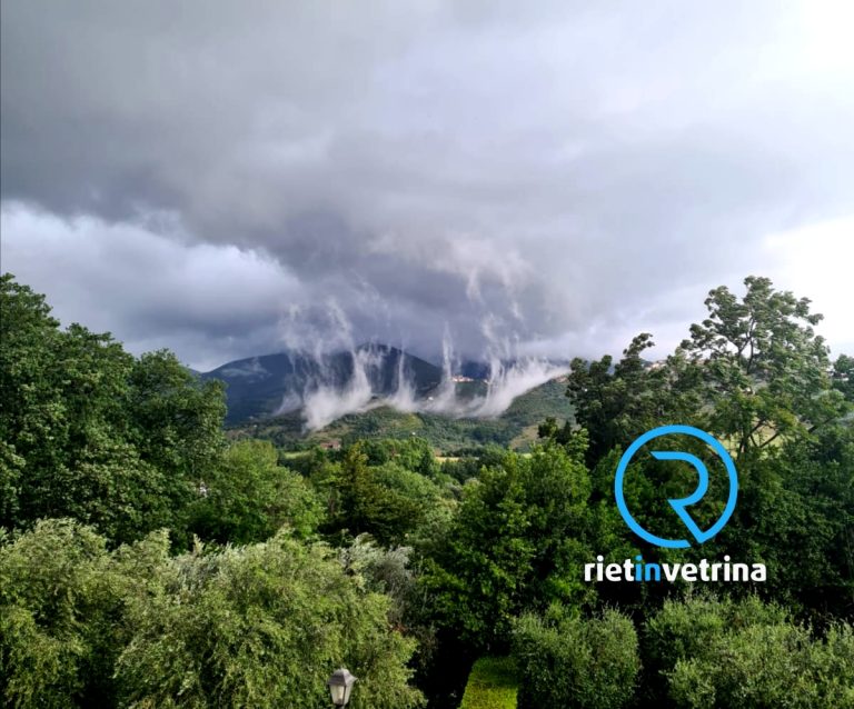 Vento forte, pioggia e rami spezzati anche in Sabina