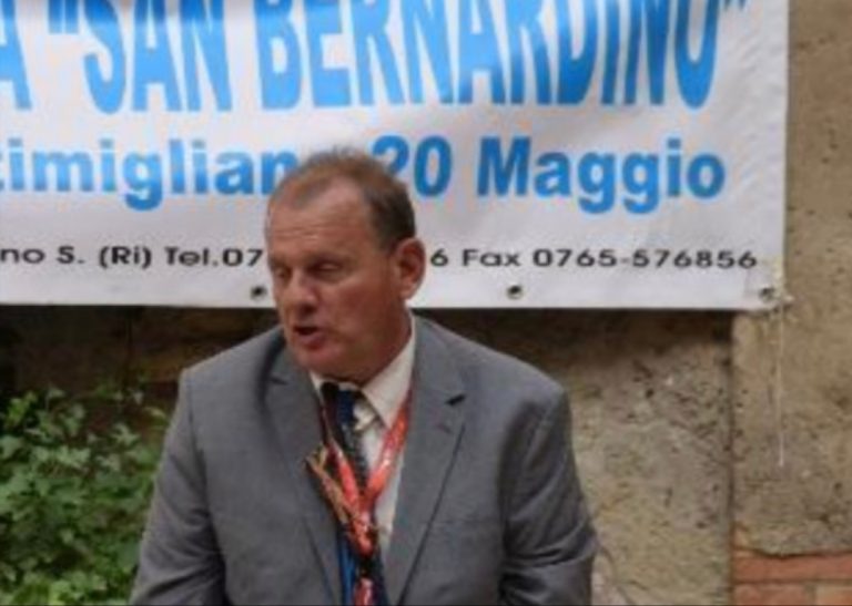 Il coresino gen. Mario Pietrangeli vince il premio di poesia San Bernardino sezione D a Stimigliano