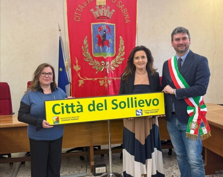 A Magliano Sabina il riconoscimento di “Città del Sollievo”