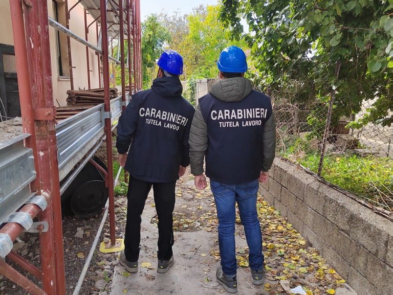 Sicurezza nei cantieri: denunciate sette persone