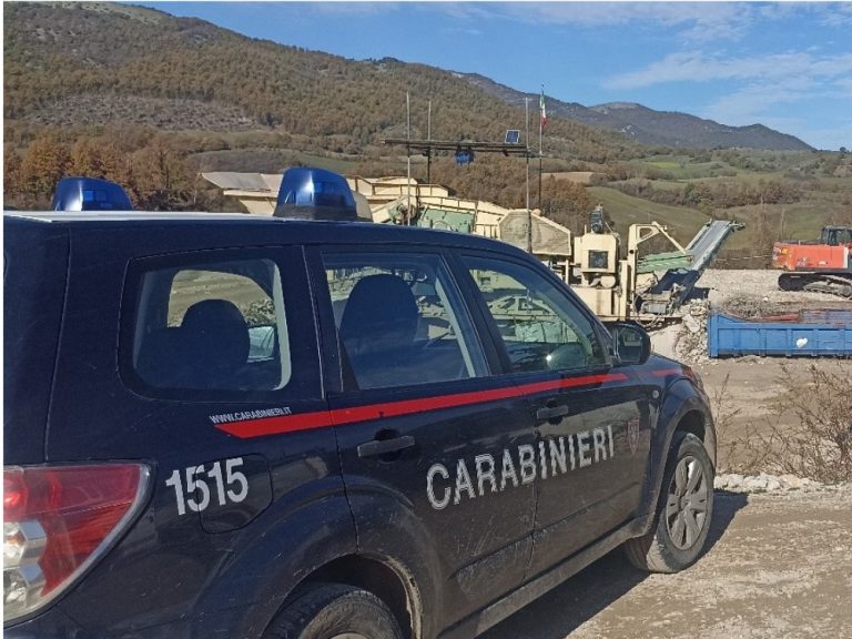 Irregolarità in un impianto di recupero rifiuti a Leonessa. Deferito l’Amministratore