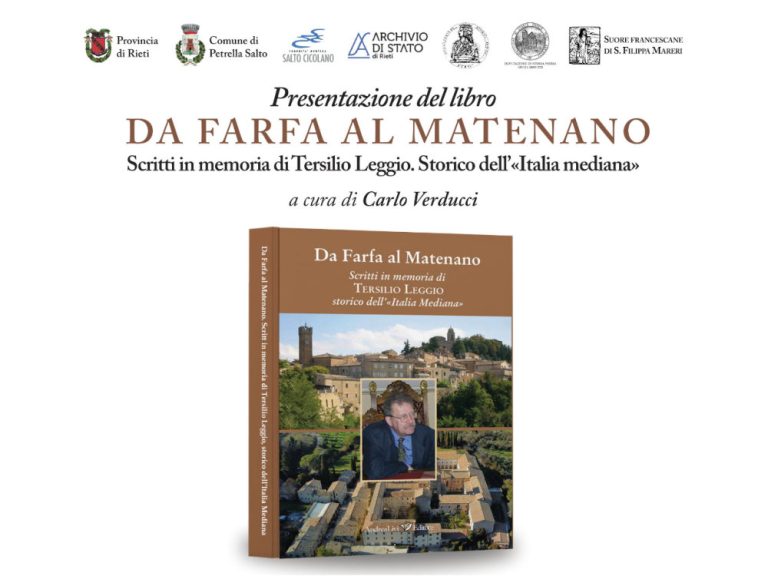 A Borgo San Pietro di Petrella Salto presentazione degli scritti in memoria di Tersilio Leggio