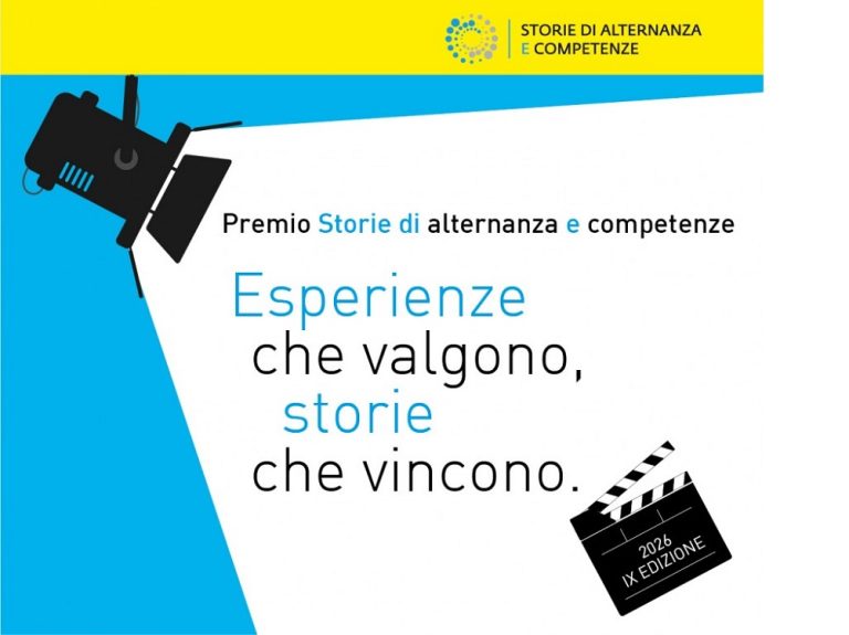 Scuola, aperte le iscrizioni al Premio Storie di Alternanza e Competenze