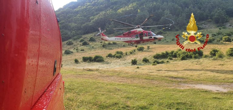 Coppia in difficoltà soccorsa sul Monte Navegna