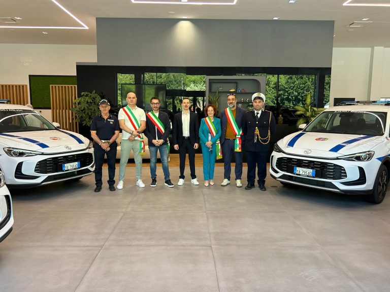 Quattro nuove auto per le Polizie Locali dei Comuni di Belmonte in Sabina, Castelnuovo di Farfa, Rocca Sinibalda e Collalto Sabino 