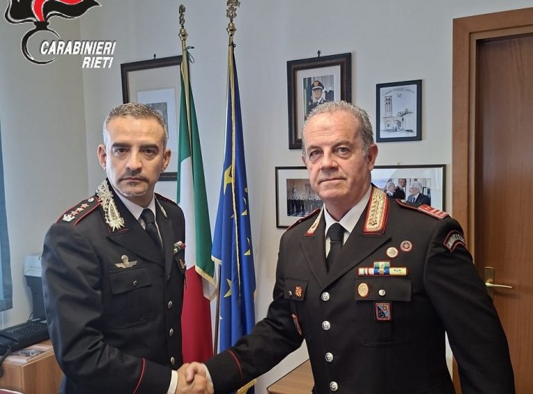 L’Arma Carabinieri di Rieti saluta Diego Di Cristofano: per lui è arrivata la meritata pensione